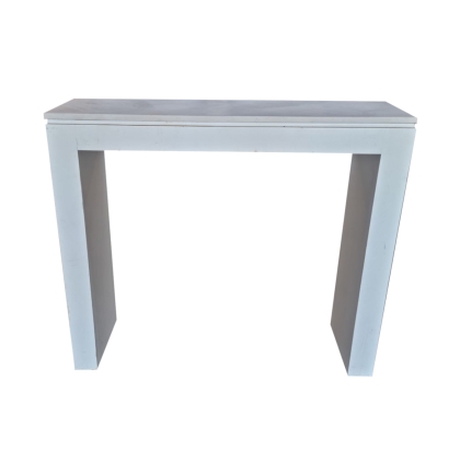 High Top Table - Rectangular with marble top