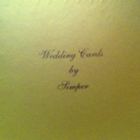 Приглашения на свадьбу Simper (золотые)