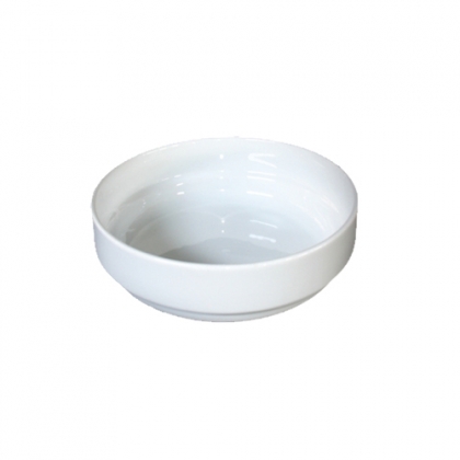 Bowl round white 23cm x 23cm