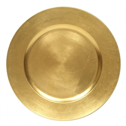 Charger Plate - Gold Melamine