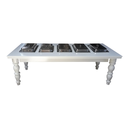 Buffet Table Classic White