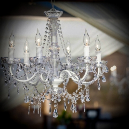Chandelier (stainless Steel with Crystals)