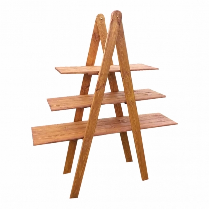 Display ladder wooden