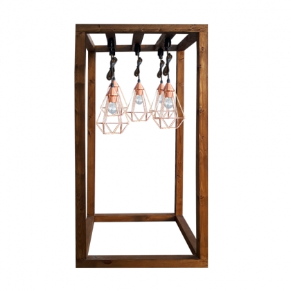 Buffet Light Structure - Wood color