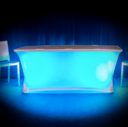 LED Illuminated BQT table
