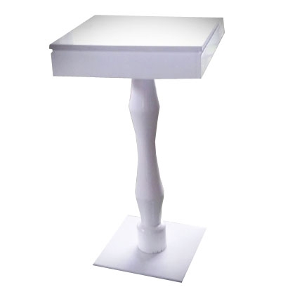 High top Table marble/wood