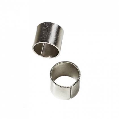 Napkin Ring -  Silver Cylinder