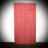 Rustic Old Door Amaranth color