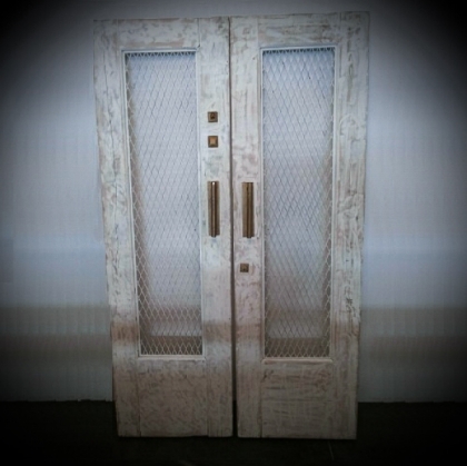 Rustic White Old Door