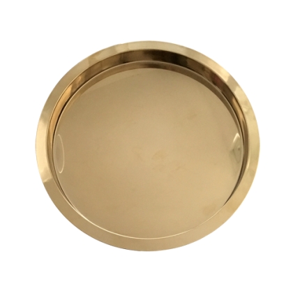 Serving Gold Tray - Stainless Steel