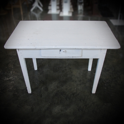Wooden Table white 55cm X 97cm 