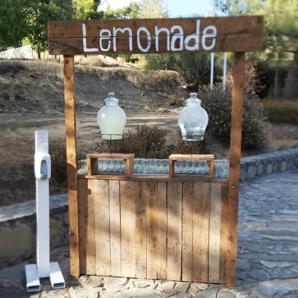 Lemonade Stand - Wooden Rustic