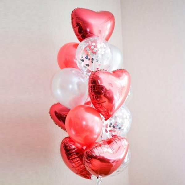 Hearts Combination Balloon Composition