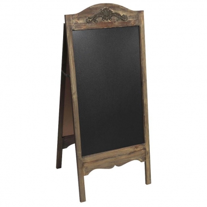 Blackboard wooden 48X101cm