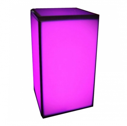 Plexiglass lighted