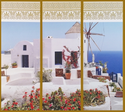 Mykonos Printed Backdrop Panels