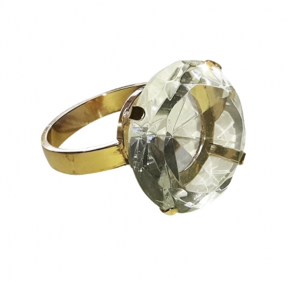 Napkin Ring - Gold Diamond