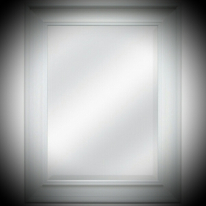 Πίνακας Καλεσμένων Καθρέφτης Άσπρος