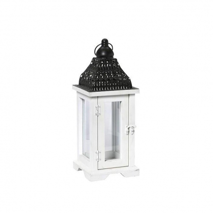 Lantern White Square 59X21cm