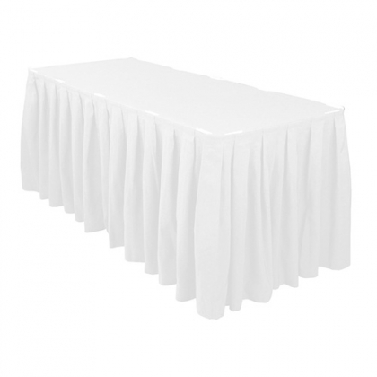 Buffet Table skirting White
