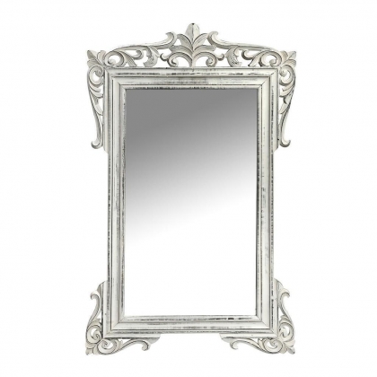 Mirror Frame Whitewash French Style 69X109cm