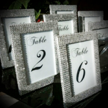 Table Number - Crystal Frame