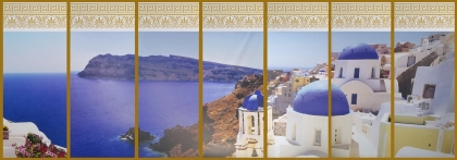 Santorini Printed Backdrop Panels
