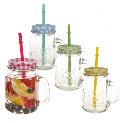 Jar Glasses with handle