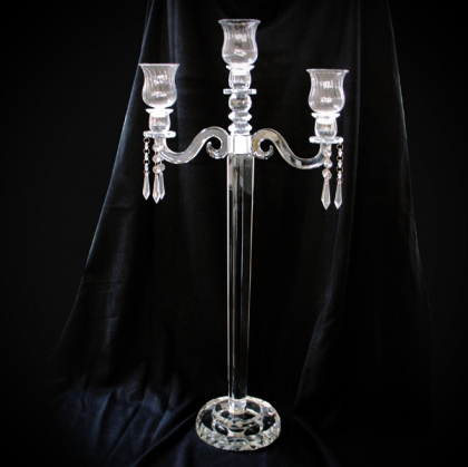 Candelabra Crystal - with 3 arms 80cm